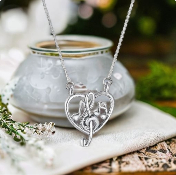 Music Note Necklace - Picture 3 of 7